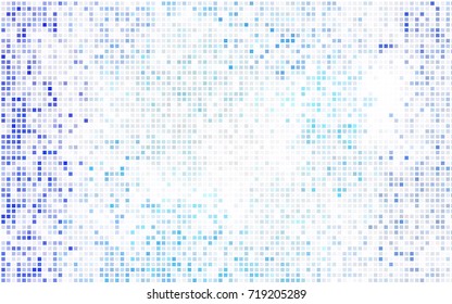Light BLUE vector polygonal illustration, which consist of rectangles. Rectangular pattern for your business design. Geometric background in Origami style with gradient. 