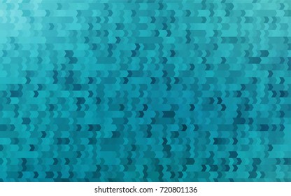 Light BLUE vector polygonal illustration consisting of rectangles. Rectangular design for your business. Creative geometric background in origami style with gradient.