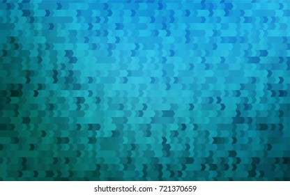 Light BLUE vector polygonal illustration consisting of rectangles. Rectangular design for your business. Creative geometric background in origami style with gradient.