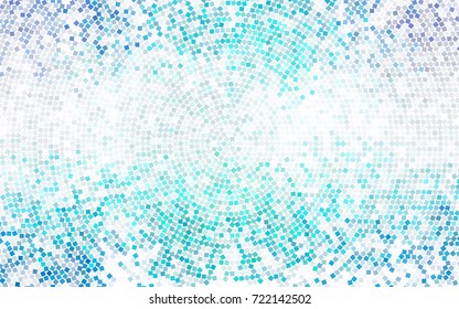 Light BLUE vector polygonal illustration, which consist of rectangles. Rectangular pattern for your business design. Geometric background in Origami style with gradient. 