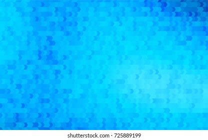 Light BLUE vector polygonal illustration consisting of rectangles. Rectangular design for your business. Creative geometric background in origami style with gradient.