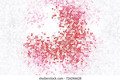 Light BLUE vector polygonal illustration, which consist of rectangles. Rectangular pattern for your business design. Geometric background in Origami style with gradient. 