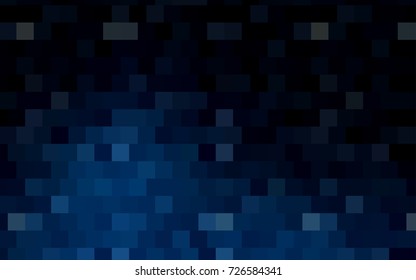 Light BLUE vector polygonal illustration, which consist of rectangles. Rectangular pattern for your business design. Geometric background in Origami style with gradient. 