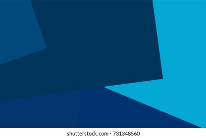 Light BLUE vector polygonal illustration consisting of rectangles. Rectangular design for your business. Creative geometric background in origami style with gradient.