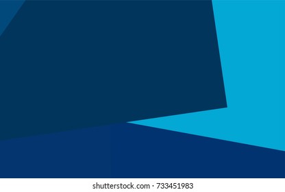 Light BLUE vector polygonal illustration consisting of rectangles. Rectangular design for your business. Creative geometric background in origami style with gradient.