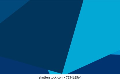 Light BLUE vector polygonal illustration consisting of rectangles. Rectangular design for your business. Creative geometric background in origami style with gradient.