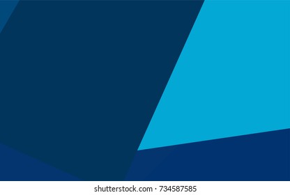 Light BLUE vector polygonal illustration consisting of rectangles. Rectangular design for your business. Creative geometric background in origami style with gradient.