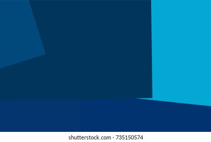 Light BLUE vector polygonal illustration consisting of rectangles. Rectangular design for your business. Creative geometric background in origami style with gradient.