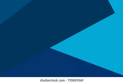 Light BLUE vector polygonal illustration consisting of rectangles. Rectangular design for your business. Creative geometric background in origami style with gradient.