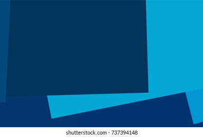 Light BLUE vector polygonal illustration, which consist of rectangles. Rectangular pattern for your business design. Geometric background in Origami style with gradient. 