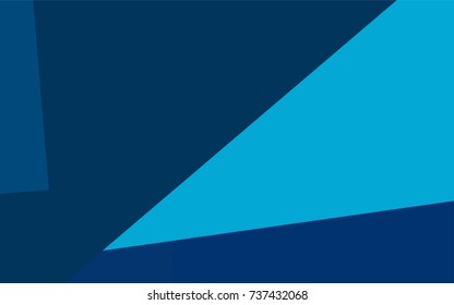 Light BLUE vector polygonal illustration, which consist of rectangles. Rectangular pattern for your business design. Geometric background in Origami style with gradient. 