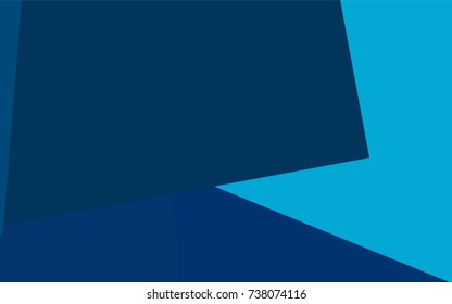 Light BLUE vector polygonal illustration consisting of rectangles. Rectangular design for your business. Creative geometric background in origami style with gradient.