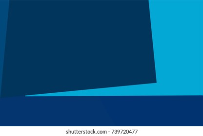 Light BLUE vector polygonal illustration consisting of rectangles. Rectangular design for your business. Creative geometric background in origami style with gradient.