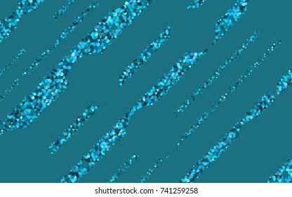 Light BLUE vector polygonal illustration, which consist of hexagons. Hexagonal design for your business. Creative geometric background in Origami style with gradient