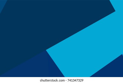 Light BLUE vector polygonal illustration, which consist of rectangles. Rectangular pattern for your business design. Geometric background in Origami style with gradient. 