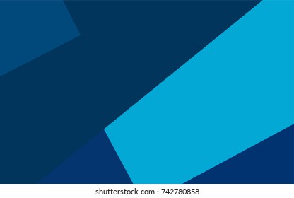 Light BLUE vector polygonal illustration consisting of rectangles. Rectangular design for your business. Creative geometric background in origami style with gradient.