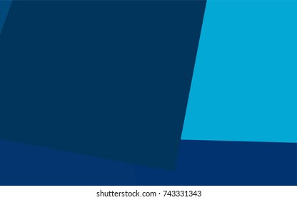 Light BLUE vector polygonal illustration consisting of rectangles. Rectangular design for your business. Creative geometric background in origami style with gradient.