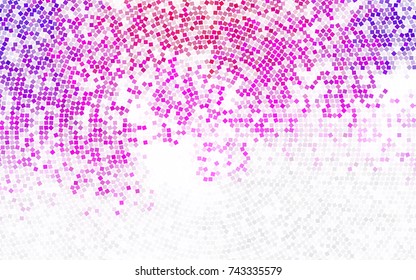 Light BLUE vector polygonal illustration consisting of rectangles. Rectangular design for your business. Creative geometric background in origami style with gradient.
