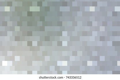 Light BLUE vector polygonal illustration, which consist of rectangles. Rectangular pattern for your business design. Geometric background in Origami style with gradient. 