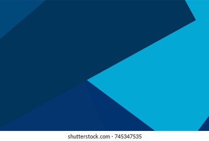 Light BLUE vector polygonal illustration, which consist of rectangles. Rectangular pattern for your business design. Geometric background in Origami style with gradient. 