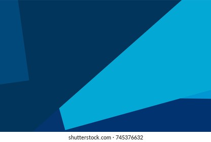 Light BLUE vector polygonal illustration consisting of rectangles. Rectangular design for your business. Creative geometric background in origami style with gradient.