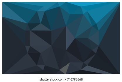 Light BLUE vector polygonal illustration, which consist of triangles with a gemstone in center. Triangular design of a huge diamond for your business. Creative geometric background of gems.