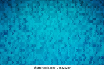 Light BLUE vector polygonal illustration, which consist of rectangles. Rectangular pattern for your business design. Geometric background in Origami style with gradient. 