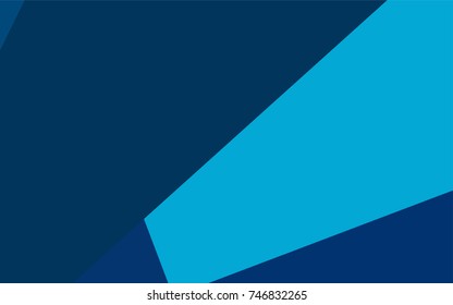 Light BLUE vector polygonal illustration, which consist of rectangles. Rectangular pattern for your business design. Geometric background in Origami style with gradient. 