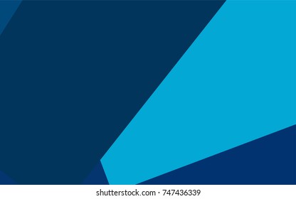 Light BLUE vector polygonal illustration consisting of rectangles. Rectangular design for your business. Creative geometric background in origami style with gradient.