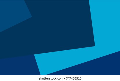 Light BLUE vector polygonal illustration consisting of rectangles. Rectangular design for your business. Creative geometric background in origami style with gradient.