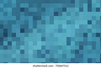 Light BLUE vector polygonal illustration, which consist of rectangles. Rectangular pattern for your business design. Geometric background in Origami style with gradient. 