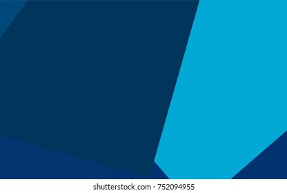 Light BLUE vector polygonal illustration consisting of rectangles. Rectangular design for your business. Creative geometric background in origami style with gradient.