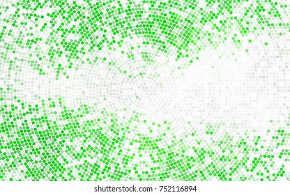 Light BLUE vector polygonal illustration, which consist of rectangles. Rectangular pattern for your business design. Geometric background in Origami style with gradient. 