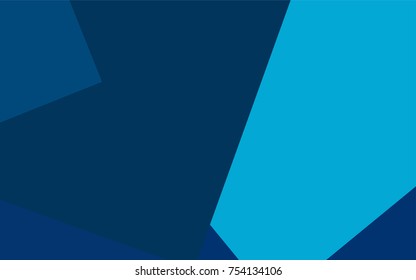 Light BLUE vector polygonal illustration consisting of rectangles. Rectangular design for your business. Creative geometric background in origami style with gradient.
