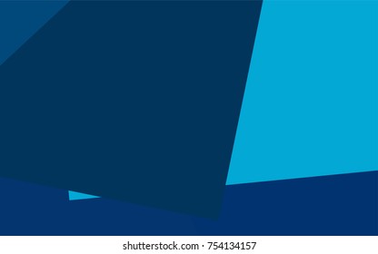 Light BLUE vector polygonal illustration consisting of rectangles. Rectangular design for your business. Creative geometric background in origami style with gradient.