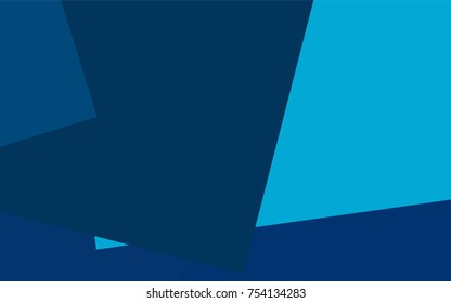 Light BLUE vector polygonal illustration consisting of rectangles. Rectangular design for your business. Creative geometric background in origami style with gradient.