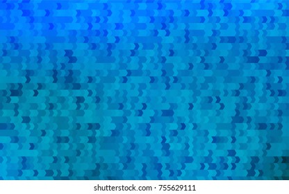 Light BLUE vector polygonal illustration, which consist of rectangles. Rectangular pattern for your business design. Geometric background in Origami style with gradient. 