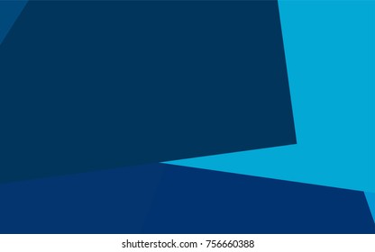 Light BLUE vector polygonal illustration consisting of rectangles. Rectangular design for your business. Creative geometric background in origami style with gradient.