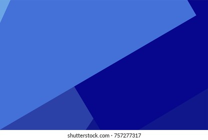 Light BLUE vector polygonal illustration, which consist of rectangles. Rectangular pattern for your business design. Geometric background in Origami style with gradient. 