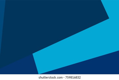 Light BLUE vector polygonal illustration consisting of rectangles. Rectangular design for your business. Creative geometric background in origami style with gradient.