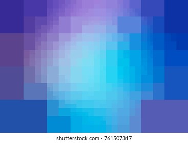 Light BLUE vector polygonal illustration, which consist of rectangles. Rectangular design for your business. Creative geometric background in Origami style with gradient