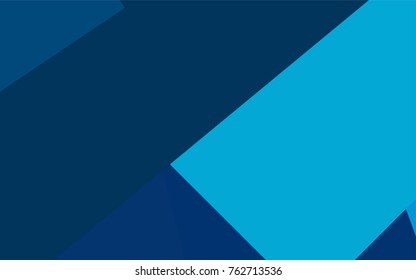 Light BLUE vector polygonal illustration, which consist of rectangles. Rectangular pattern for your business design. Geometric background in Origami style with gradient. 