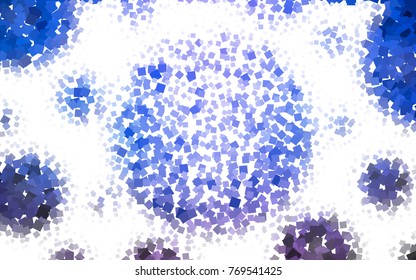Light BLUE vector polygonal illustration consisting of rectangles. Rectangular design for your business. Creative geometric background in origami style with gradient.