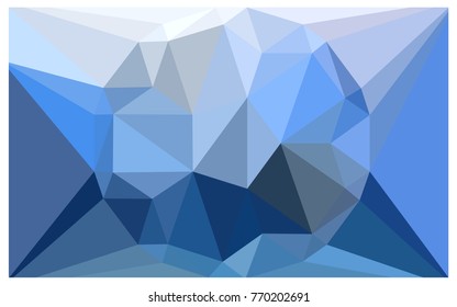 Light BLUE vector polygonal illustration, which consist of triangles with a gemstone in center. Triangular design of a huge diamond for your business. Creative geometric background of gems.