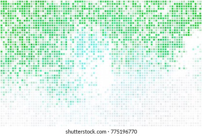 Light BLUE vector polygonal illustration, which consist of rectangles. Rectangular pattern for your business design. Geometric background in Origami style with gradient. 