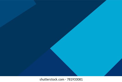 Light BLUE vector polygonal illustration, which consist of rectangles. Rectangular pattern for your business design. Geometric background in Origami style with gradient. 