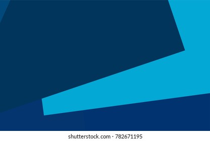 Light BLUE vector polygonal illustration, which consist of rectangles. Rectangular pattern for your business design. Geometric background in Origami style with gradient. 