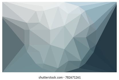 Light BLUE vector polygonal illustration, which consist of triangles with a gemstone in center. Triangular design of a huge diamond for your business. Creative geometric background of gems.