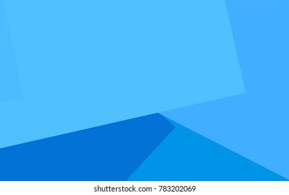 Light BLUE vector polygonal illustration consisting of rectangles. Rectangular design for your business. Creative geometric background in origami style with gradient.