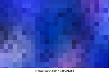 Light BLUE vector polygonal illustration, which consist of rectangles. Rectangular pattern for your business design. Geometric background in Origami style with gradient. 